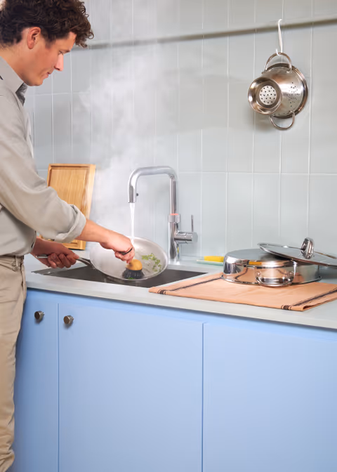 Quooker Fusion Square Chroom + COMBI+